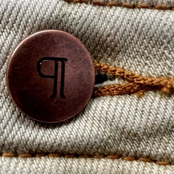 Pilcro Anthropologie Tan High Rise Denim 6” Casual Shorts Women’s 29 - Picture 4 of 7